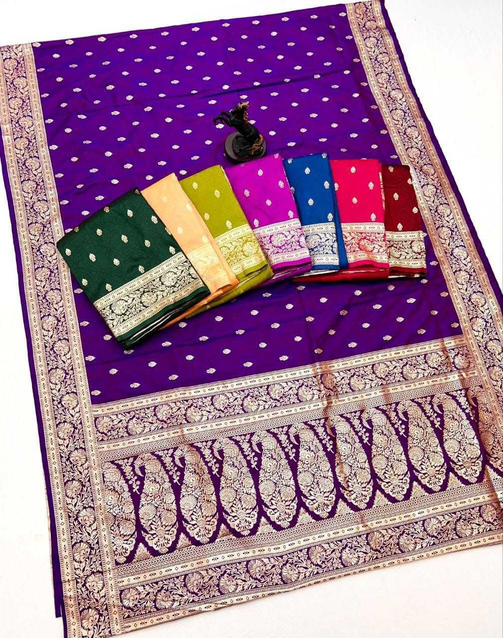 Banarasi Soft Silk Zari Border Saree