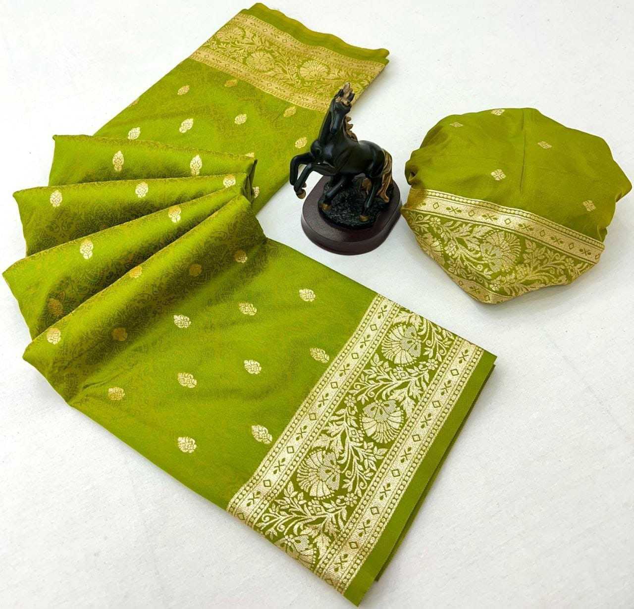 Banarasi Soft Silk Zari Border Saree