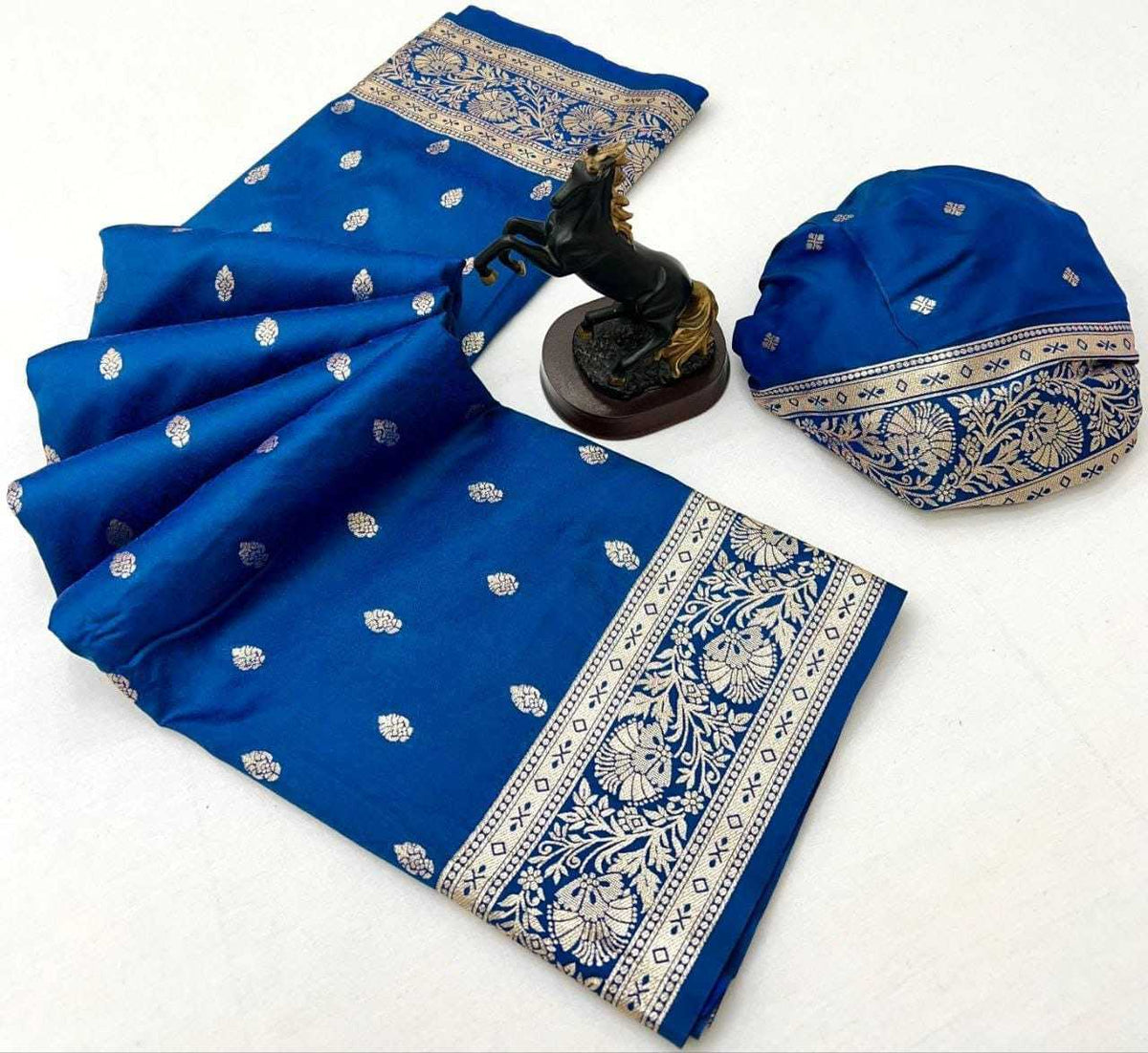 Banarasi Soft Silk Zari Border Saree