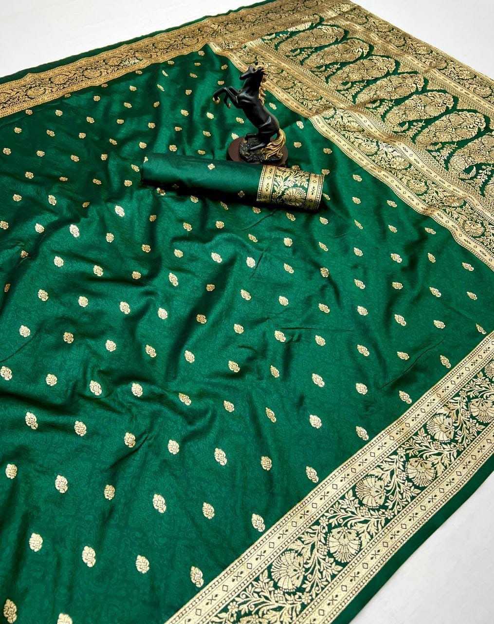 Banarasi Soft Silk Zari Border Saree