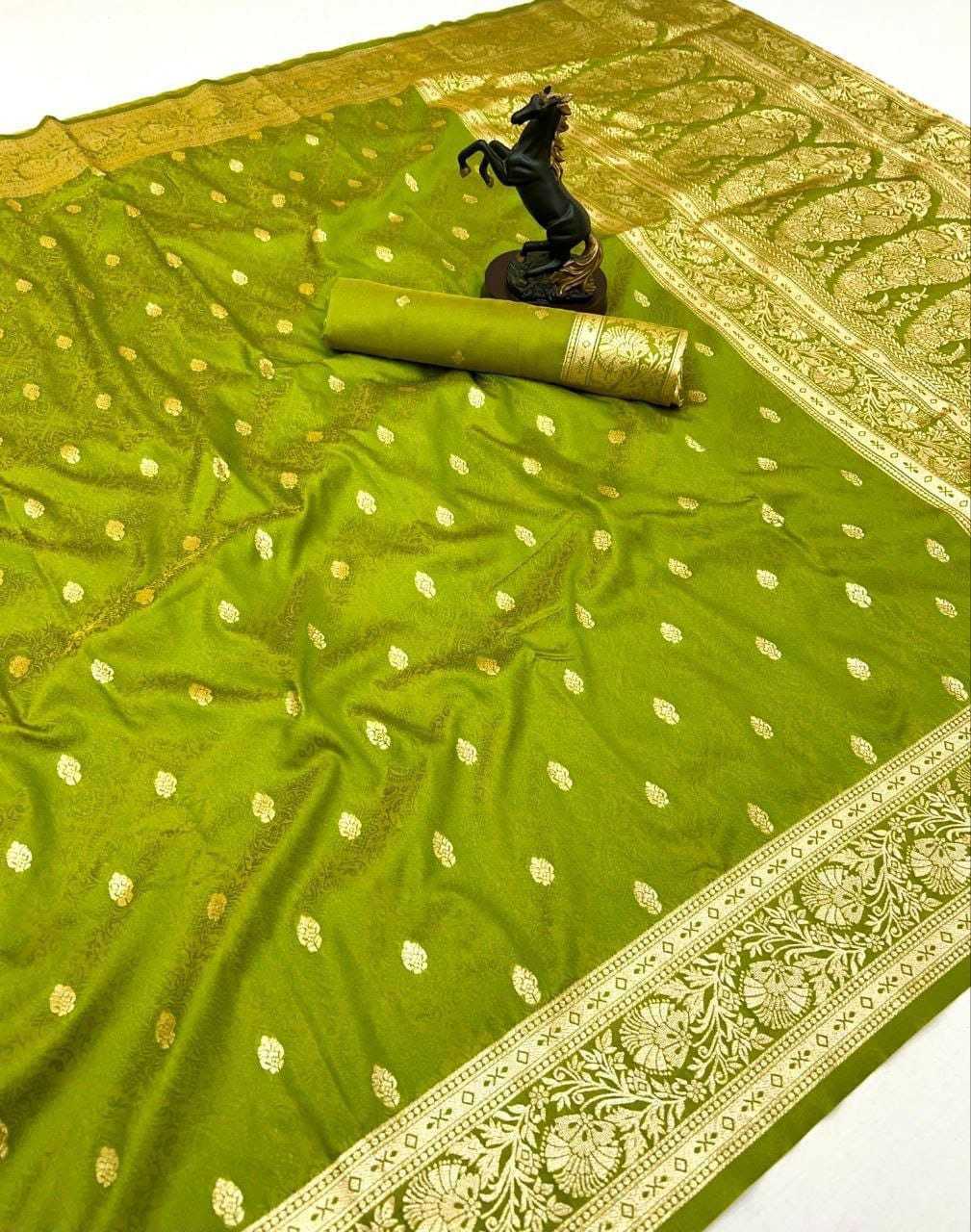 Banarasi Soft Silk Zari Border Saree