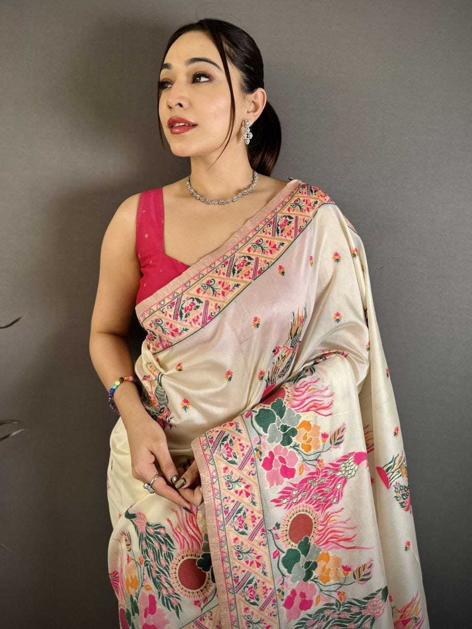 Pashmina Designer Saree JT-138438