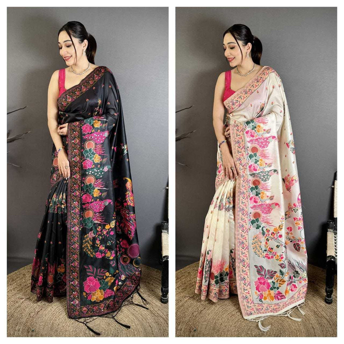 Pashmina Designer Saree JT-138438