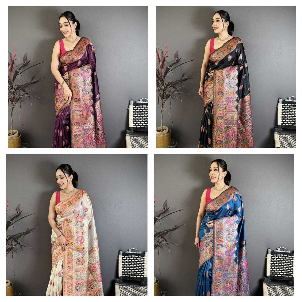 Pashmina Kashmiri Saree