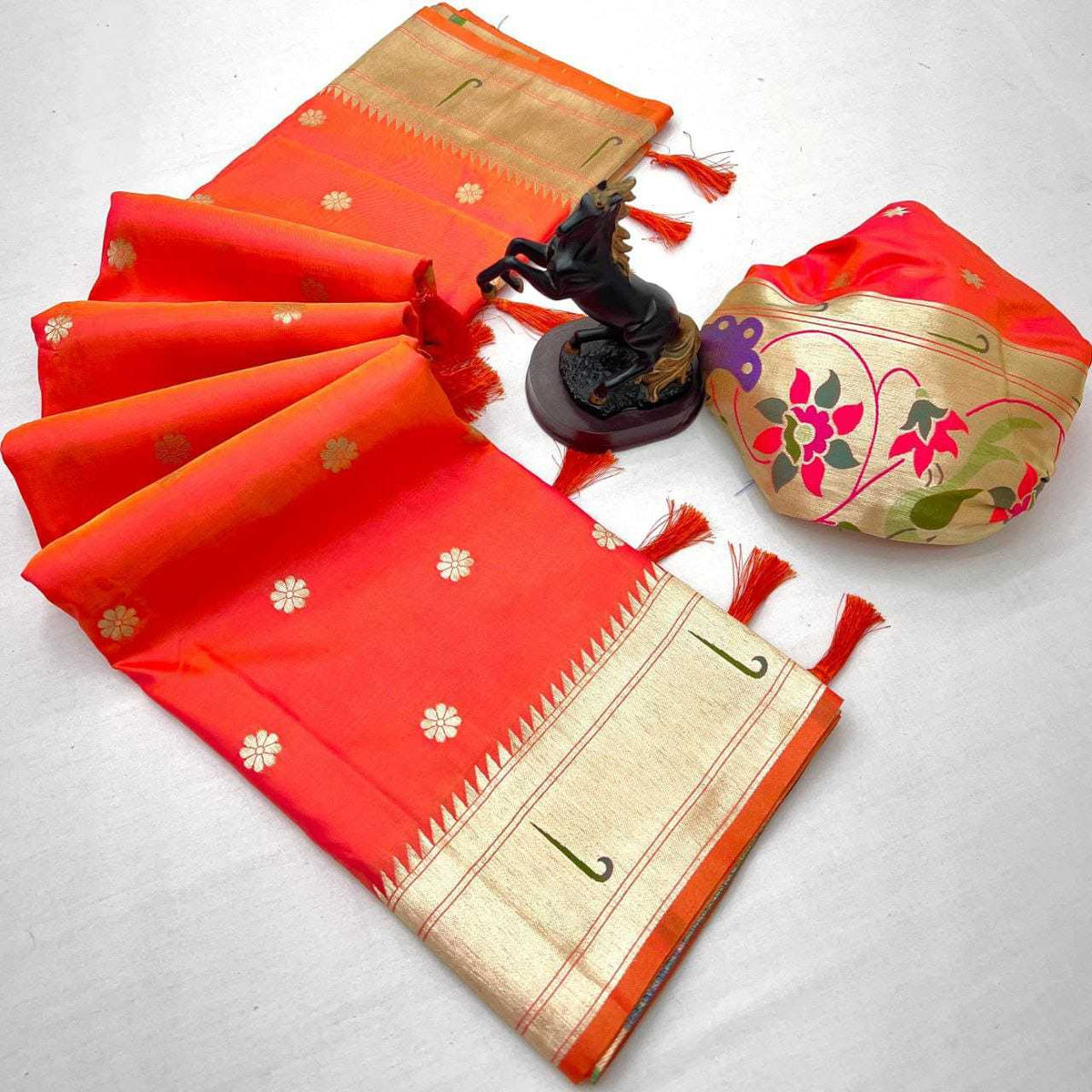 Soft Silk Floral Saree