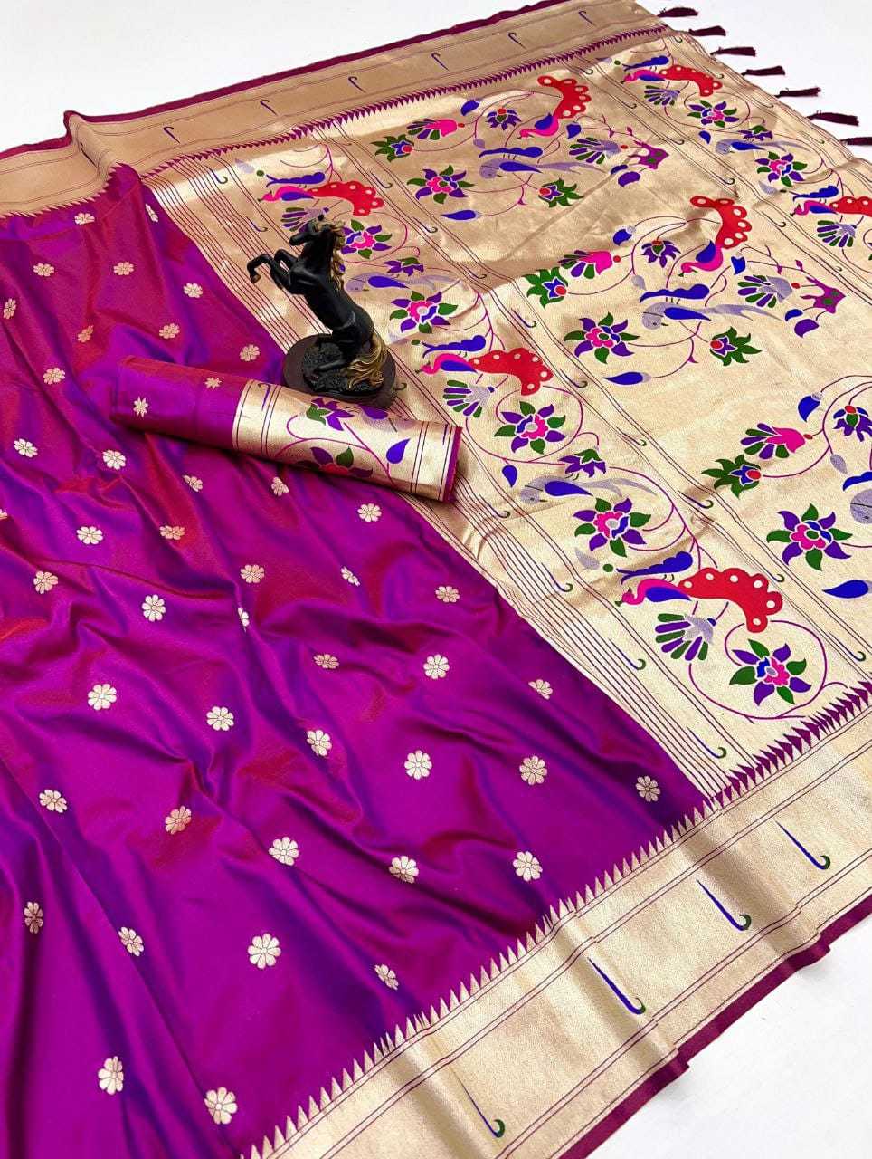 Soft Silk Floral Saree