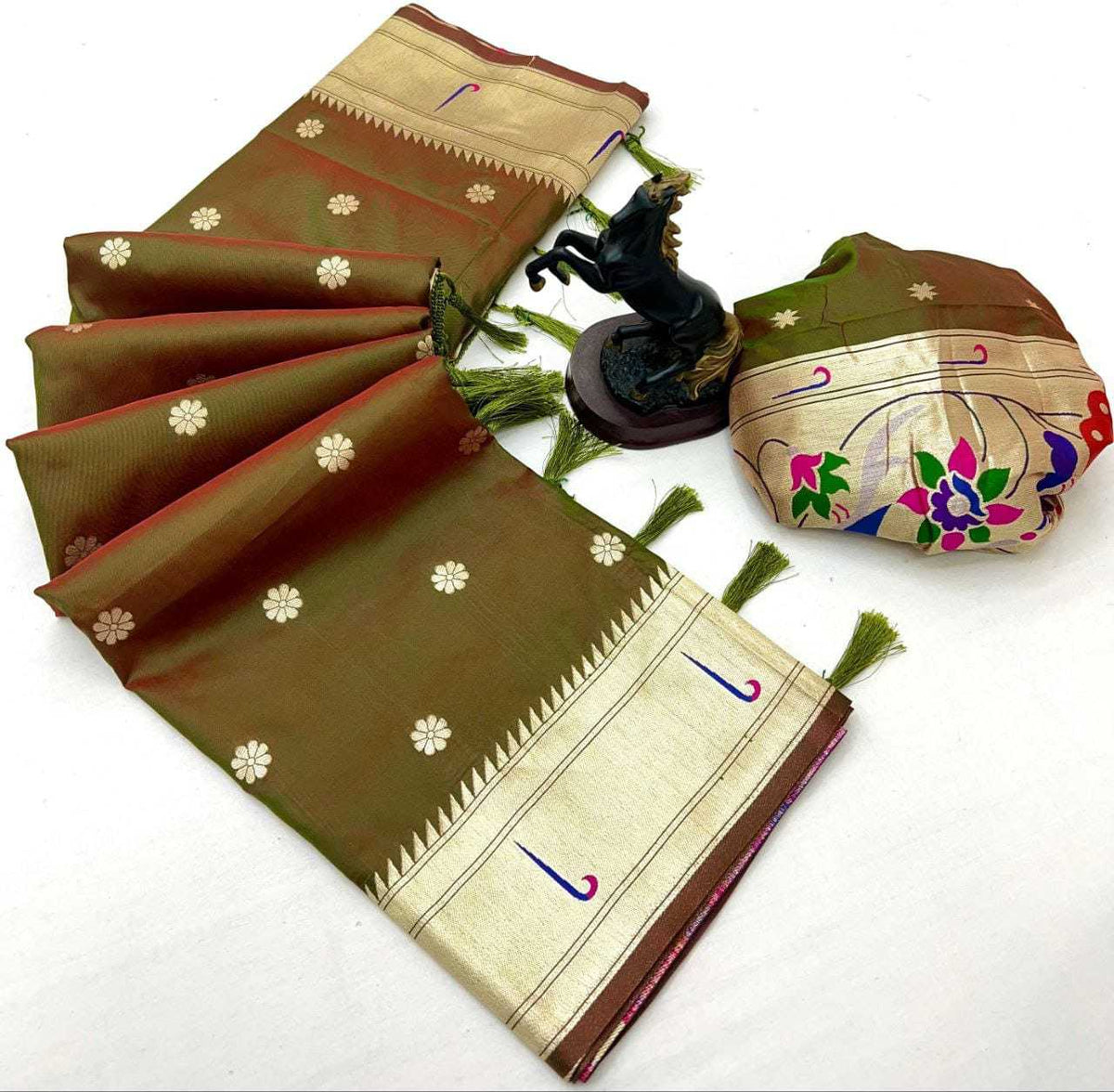 Soft Silk Floral Saree
