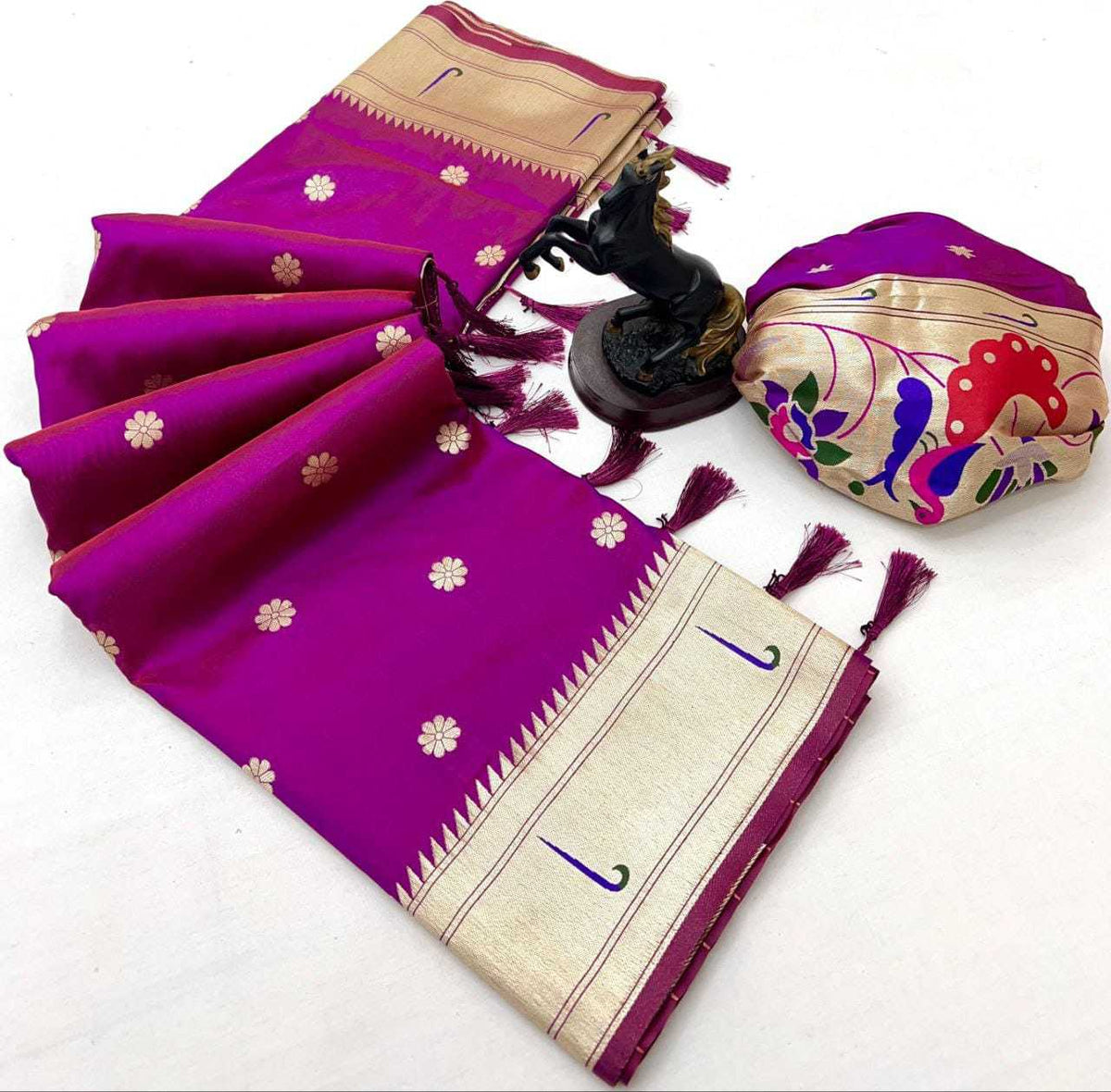 Soft Silk Floral Saree