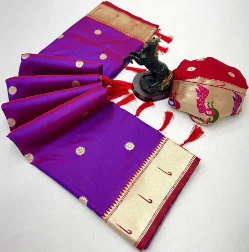 Soft Silk Designer Saree in Gray
