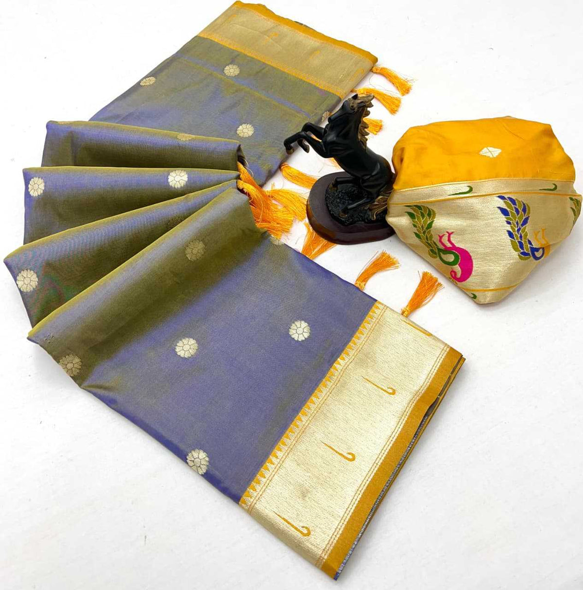 Soft Silk Floral Saree