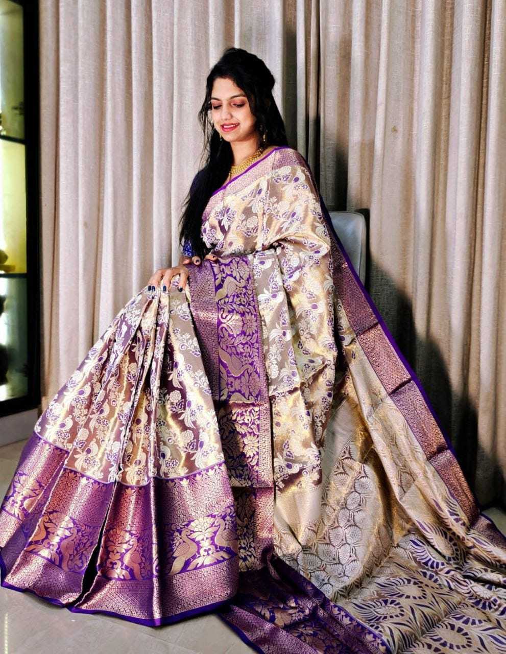 Nylon Designer Saree
