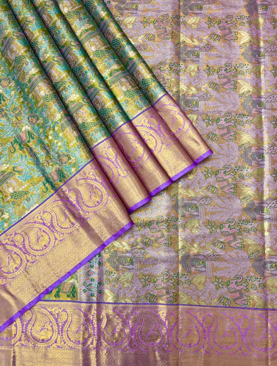 Kanjivaram Silk Embroidered Saree