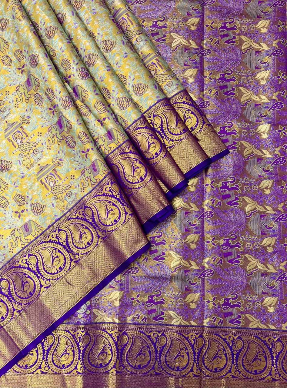 Kanjivaram Silk Embroidered Saree