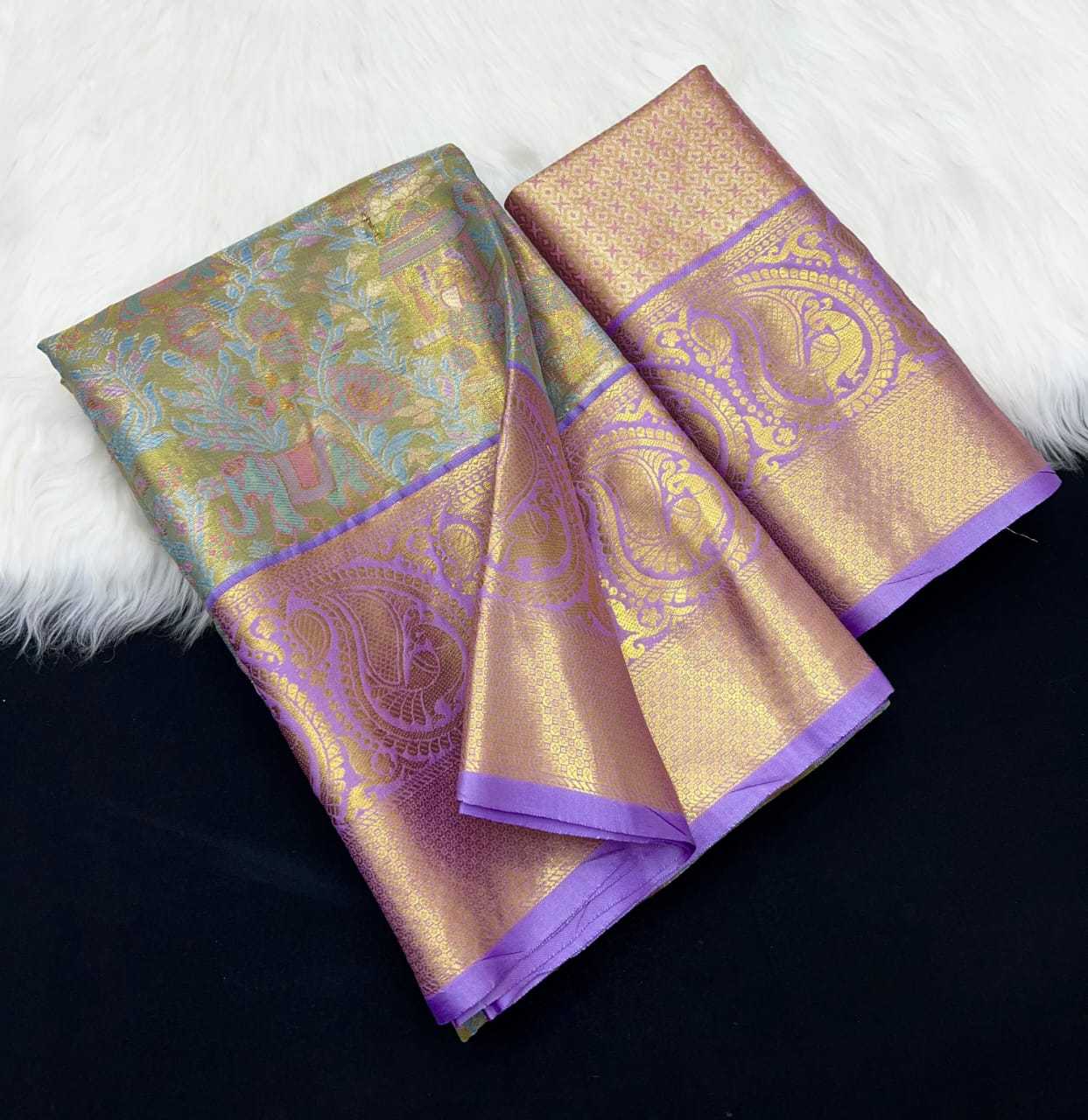 Kanjivaram Silk Embroidered Saree