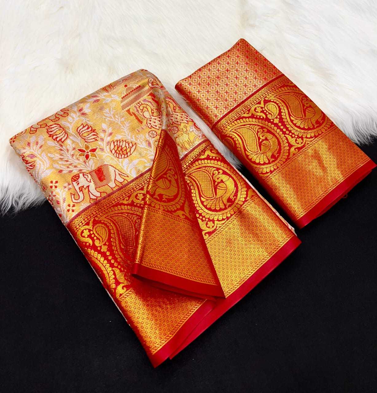 Kanjivaram Silk Embroidered Saree