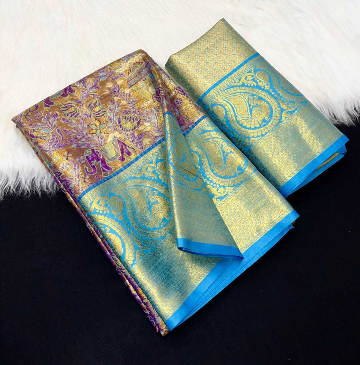 Kanjivaram Silk Embroidered Saree