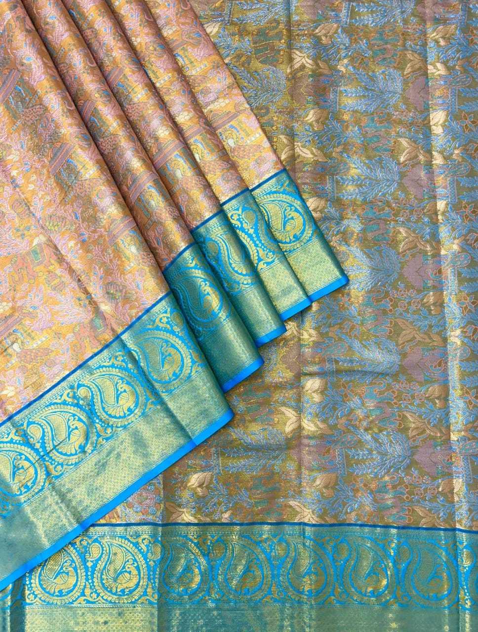Kanjivaram Silk Embroidered Saree