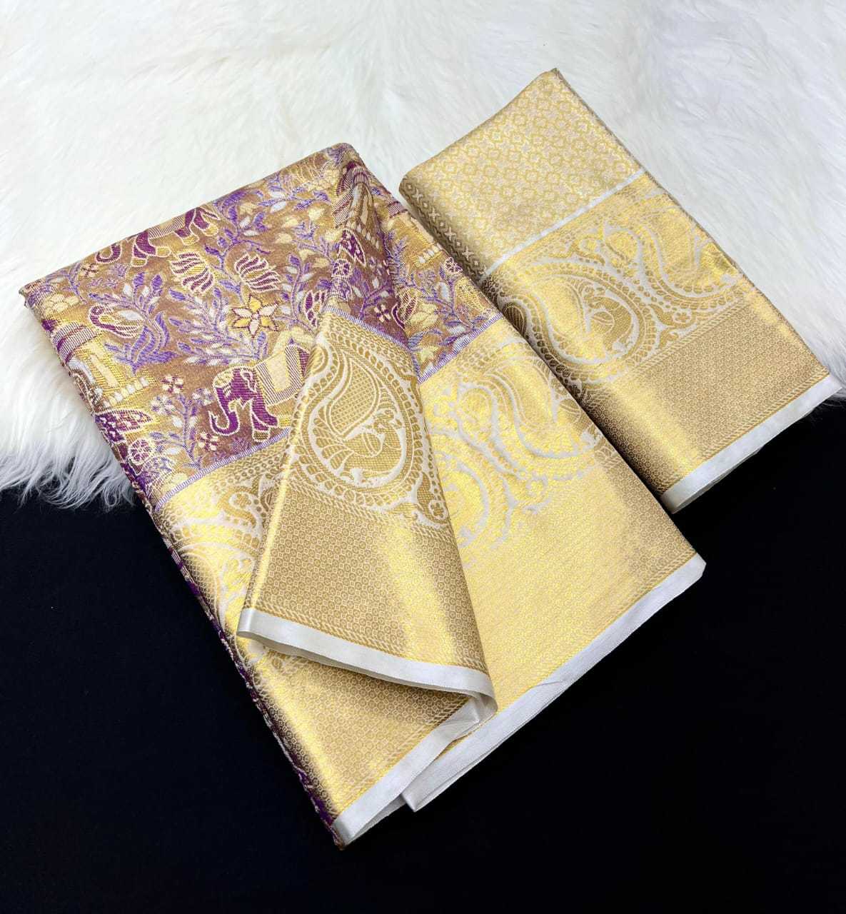 Kanjivaram Silk Embroidered Saree