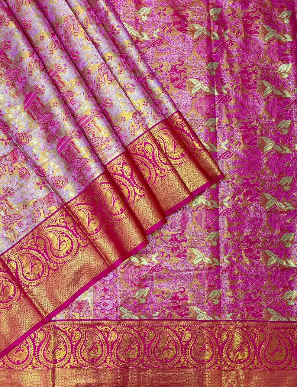 Kanjivaram Silk Embroidered Saree