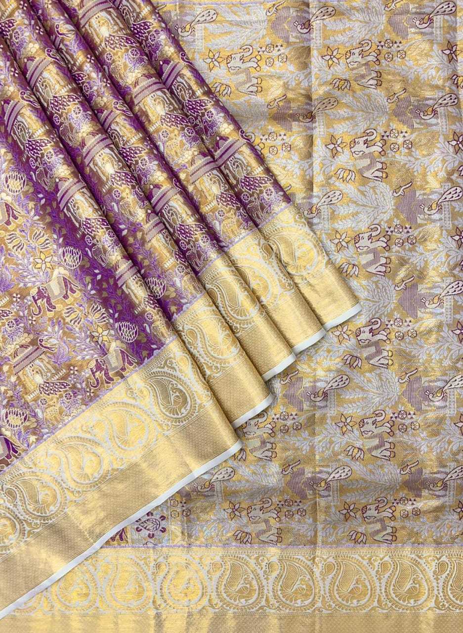 Kanjivaram Silk Embroidered Saree