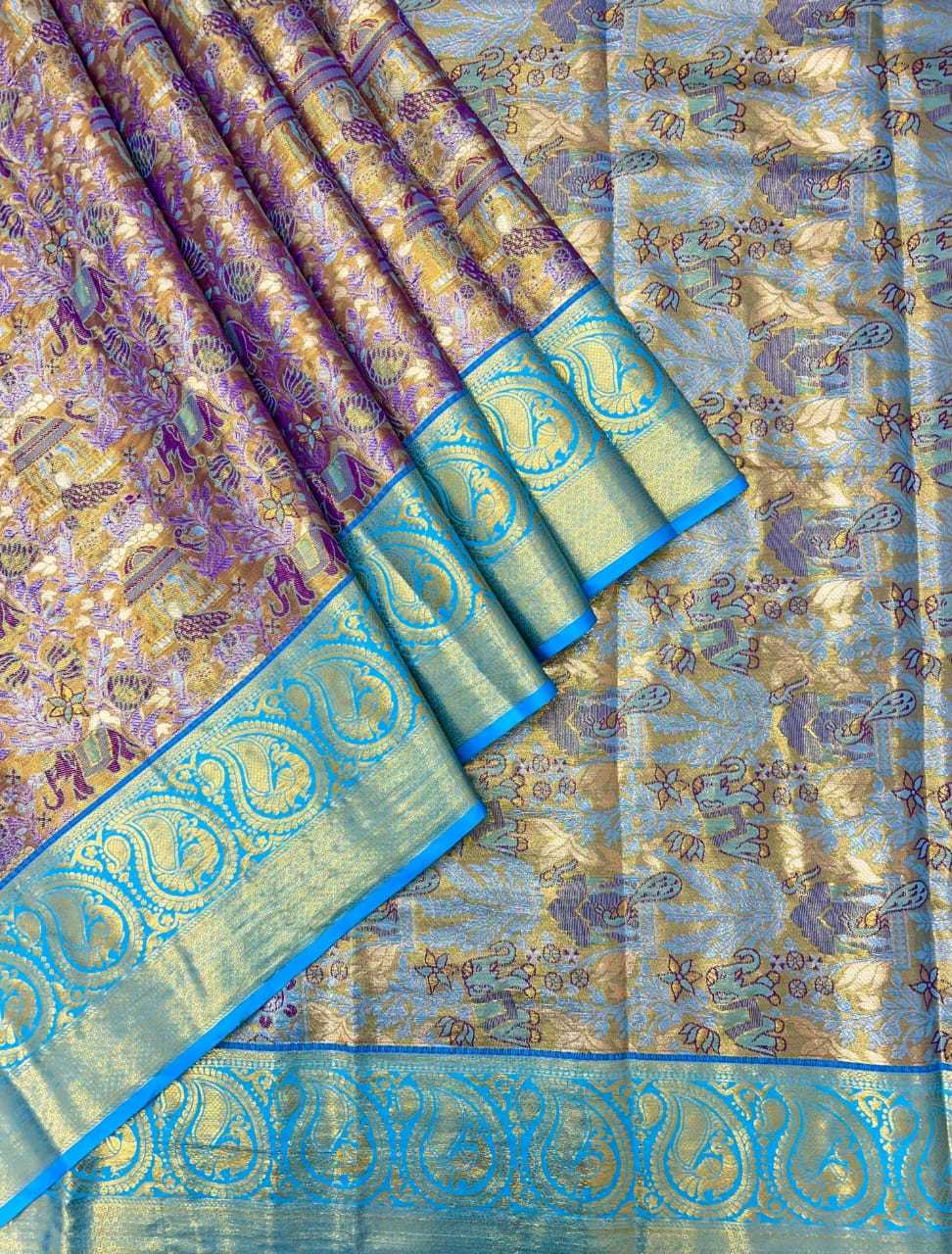 Kanjivaram Silk Embroidered Saree