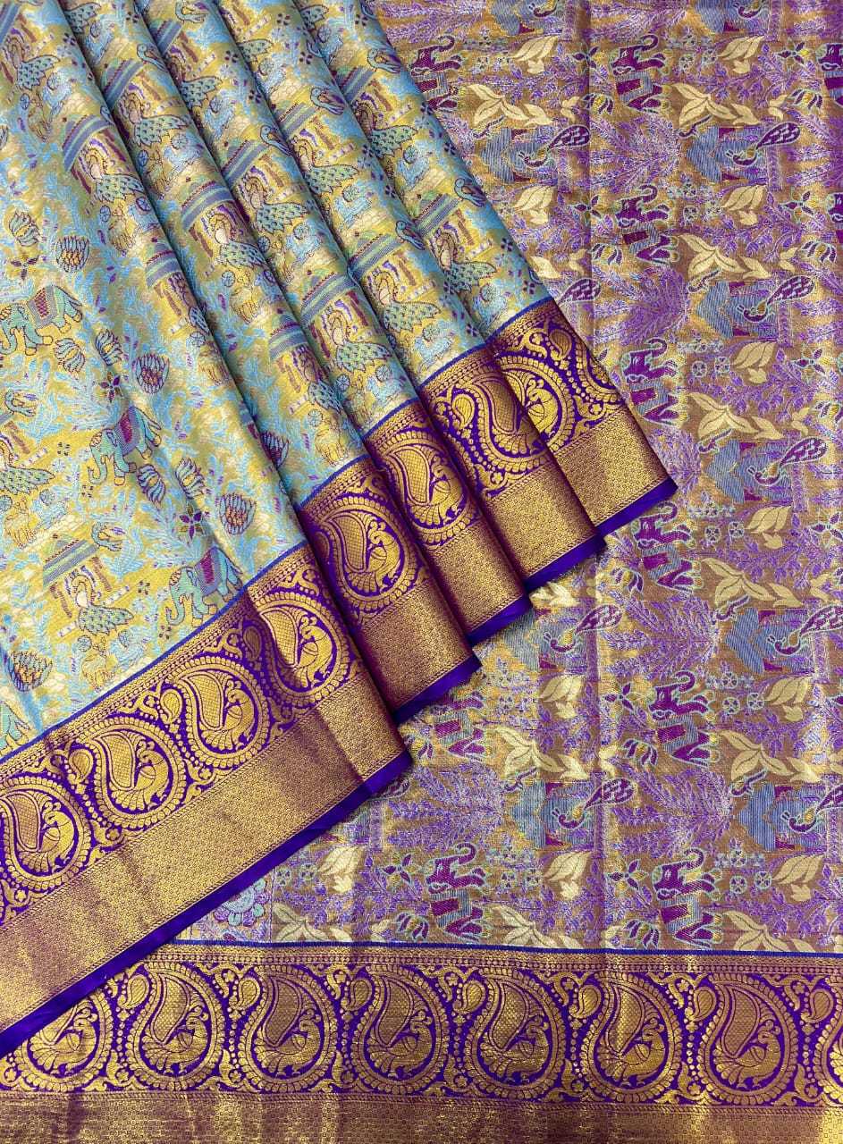Kanjivaram Silk Embroidered Saree