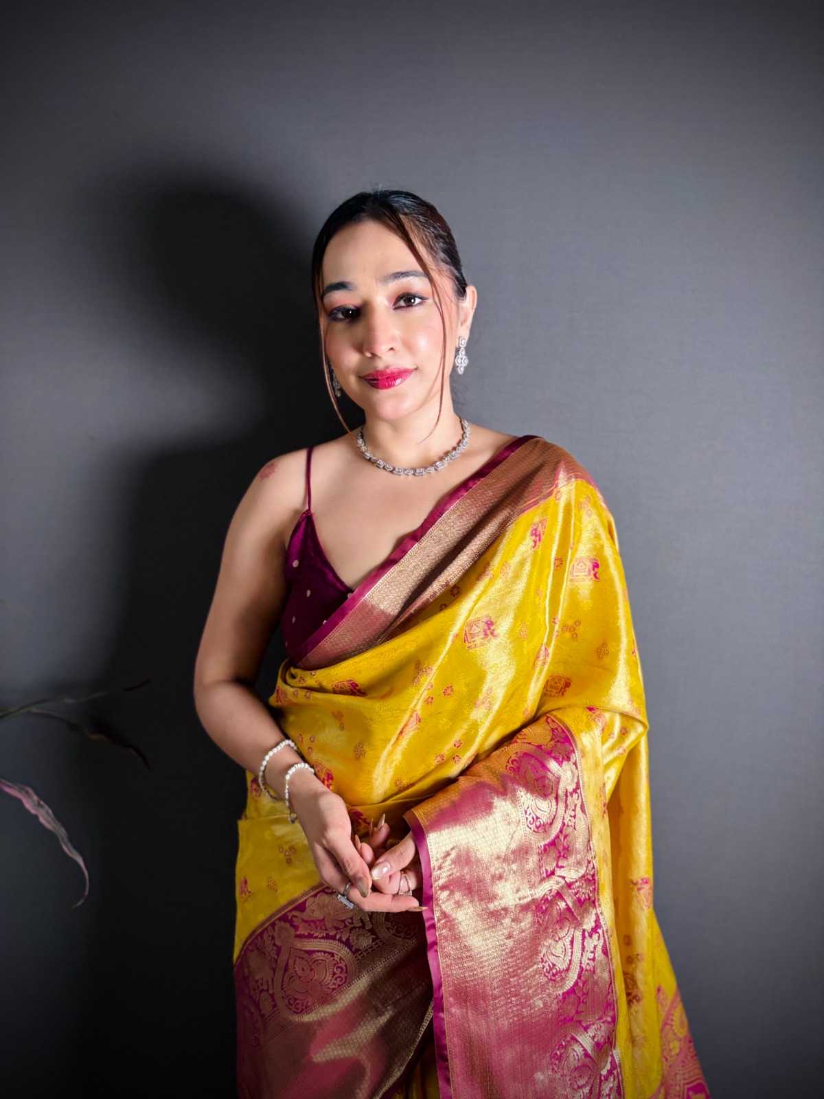 Kanjivaram Silk Tissue Saree