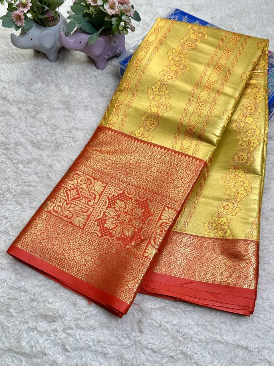 Kanjivaram Silk Floral Saree