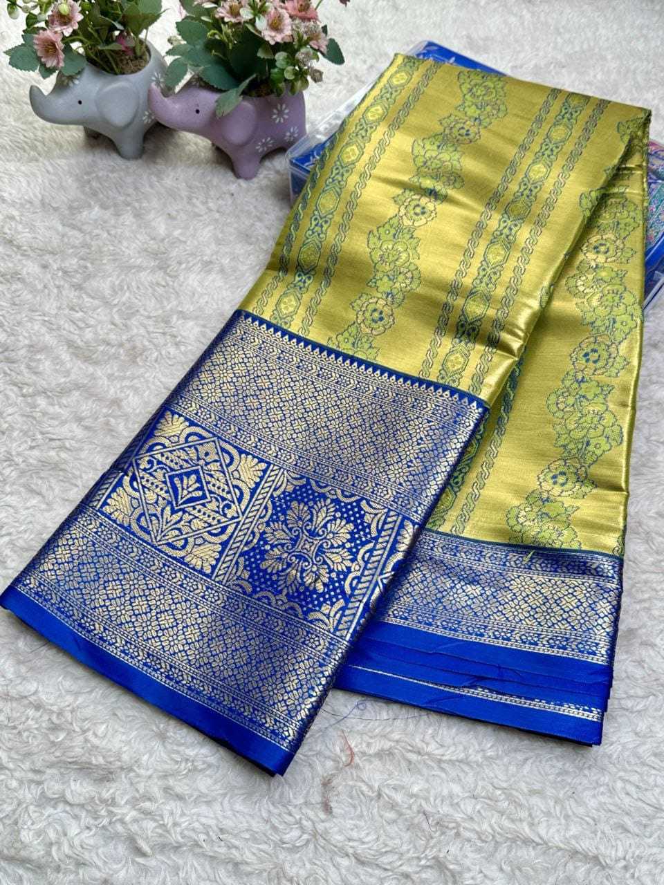 Kanjivaram Silk Floral Saree