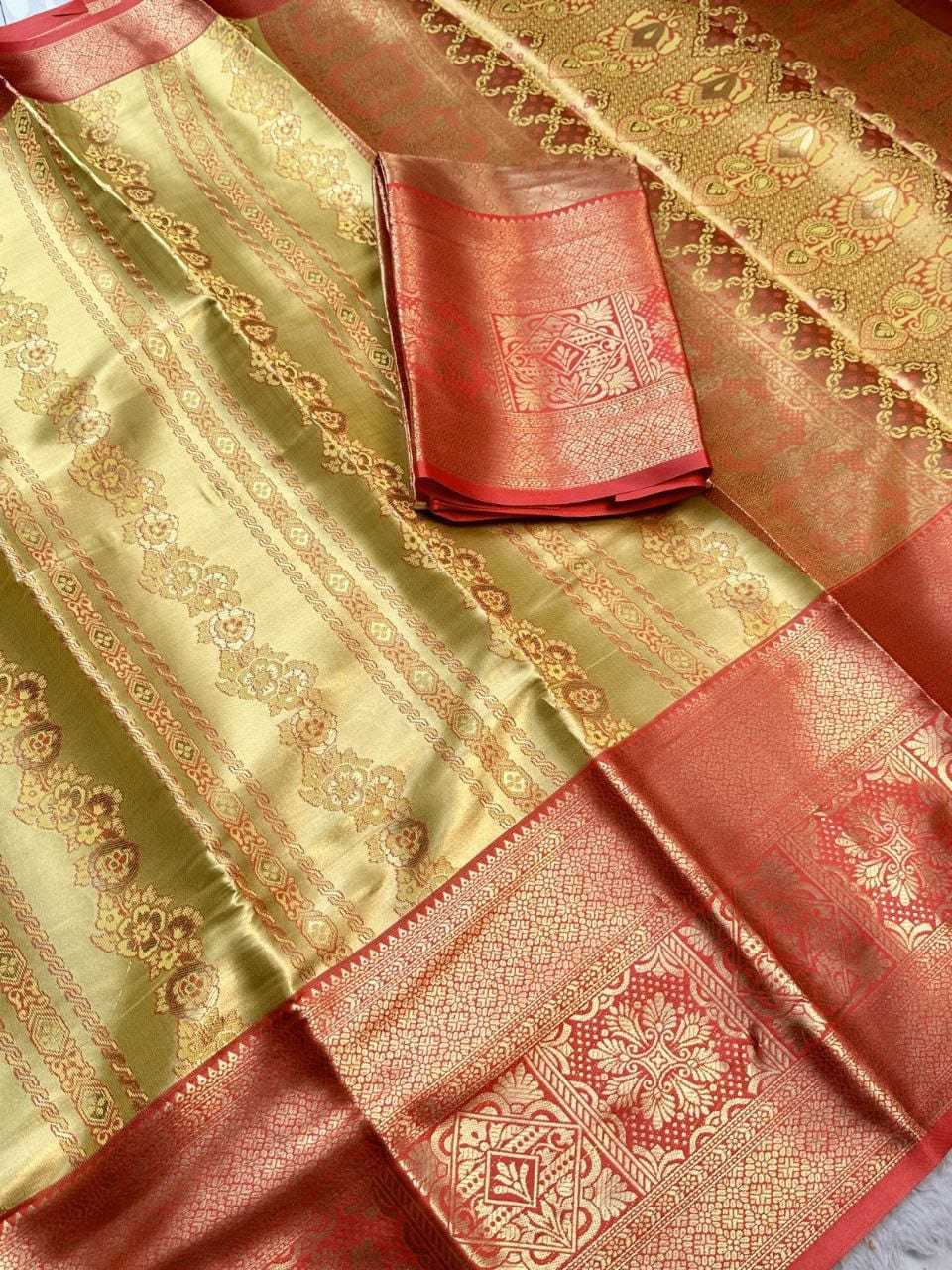 Kanjivaram Silk Floral Saree