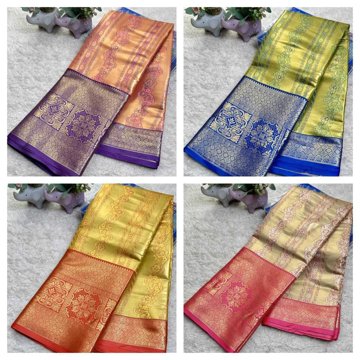 Kanjivaram Silk Floral Saree