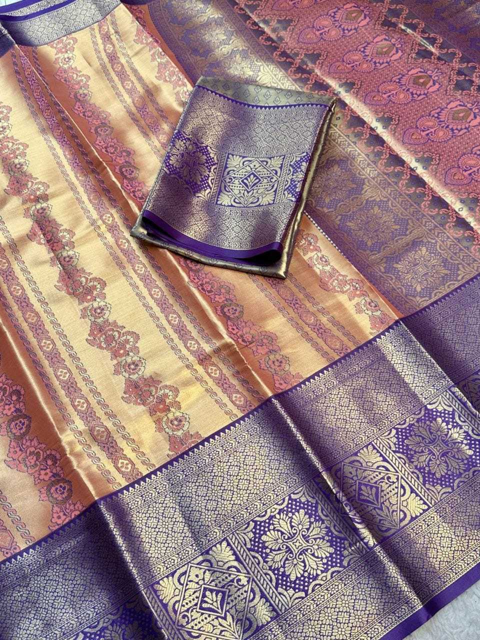 Kanjivaram Silk Floral Saree