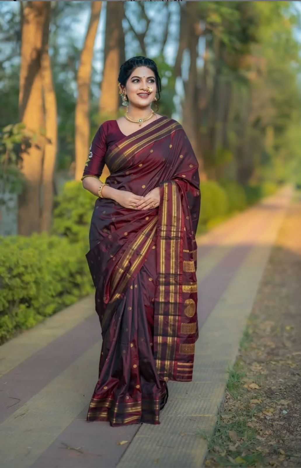 Ragini Soft Silk Designer Saree in Black