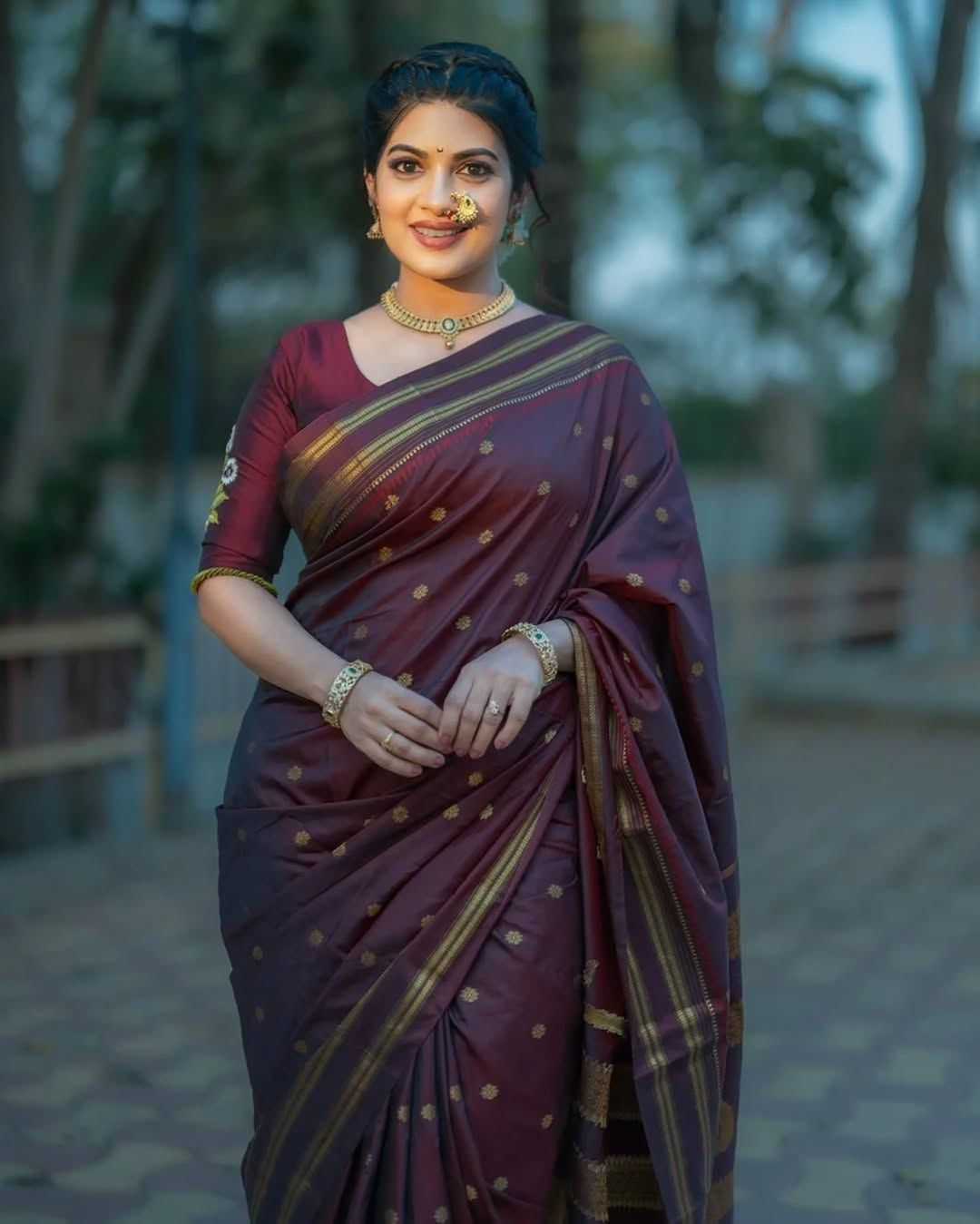 Ragini Soft Silk Designer Saree in Black