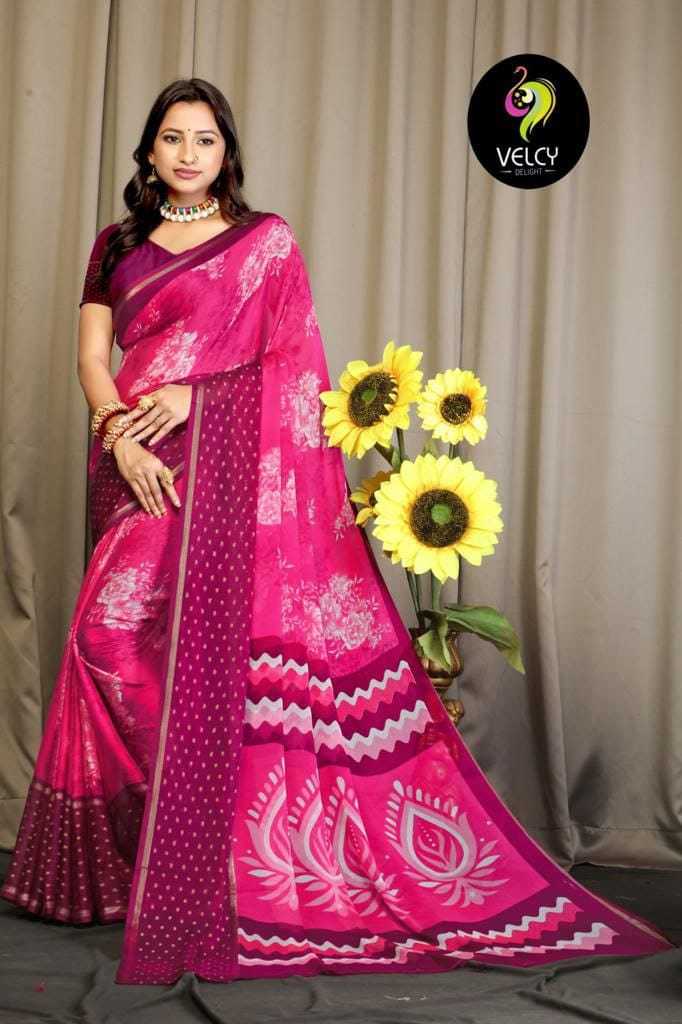 Rasbari Viscos Chifon Chiffon Saree