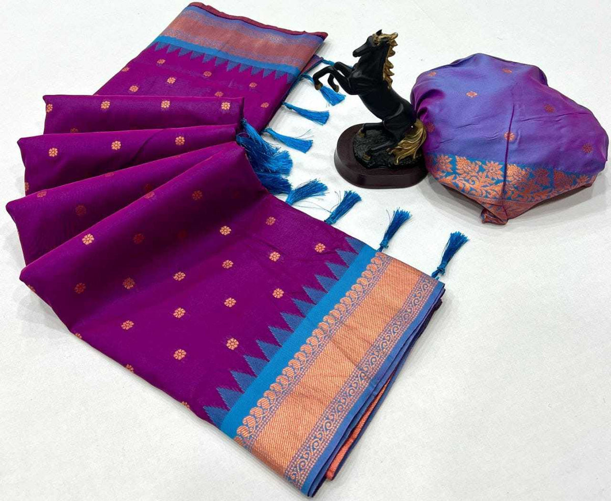Roshni Soft Silk Embroidered Saree