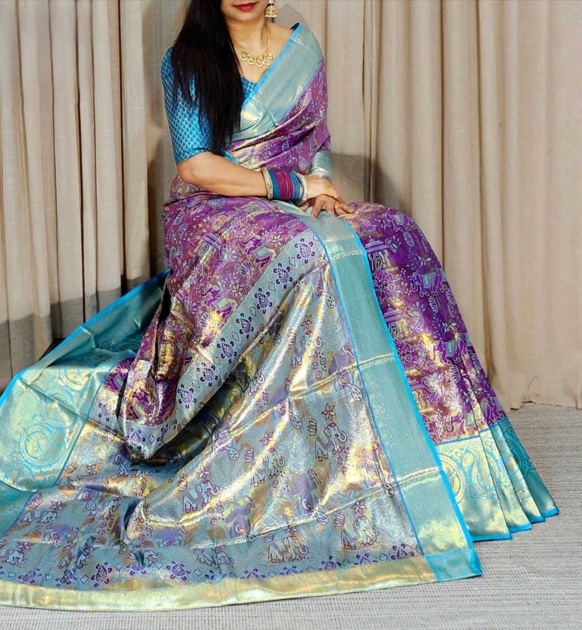 Kanjivaram Silk Designer Saree
