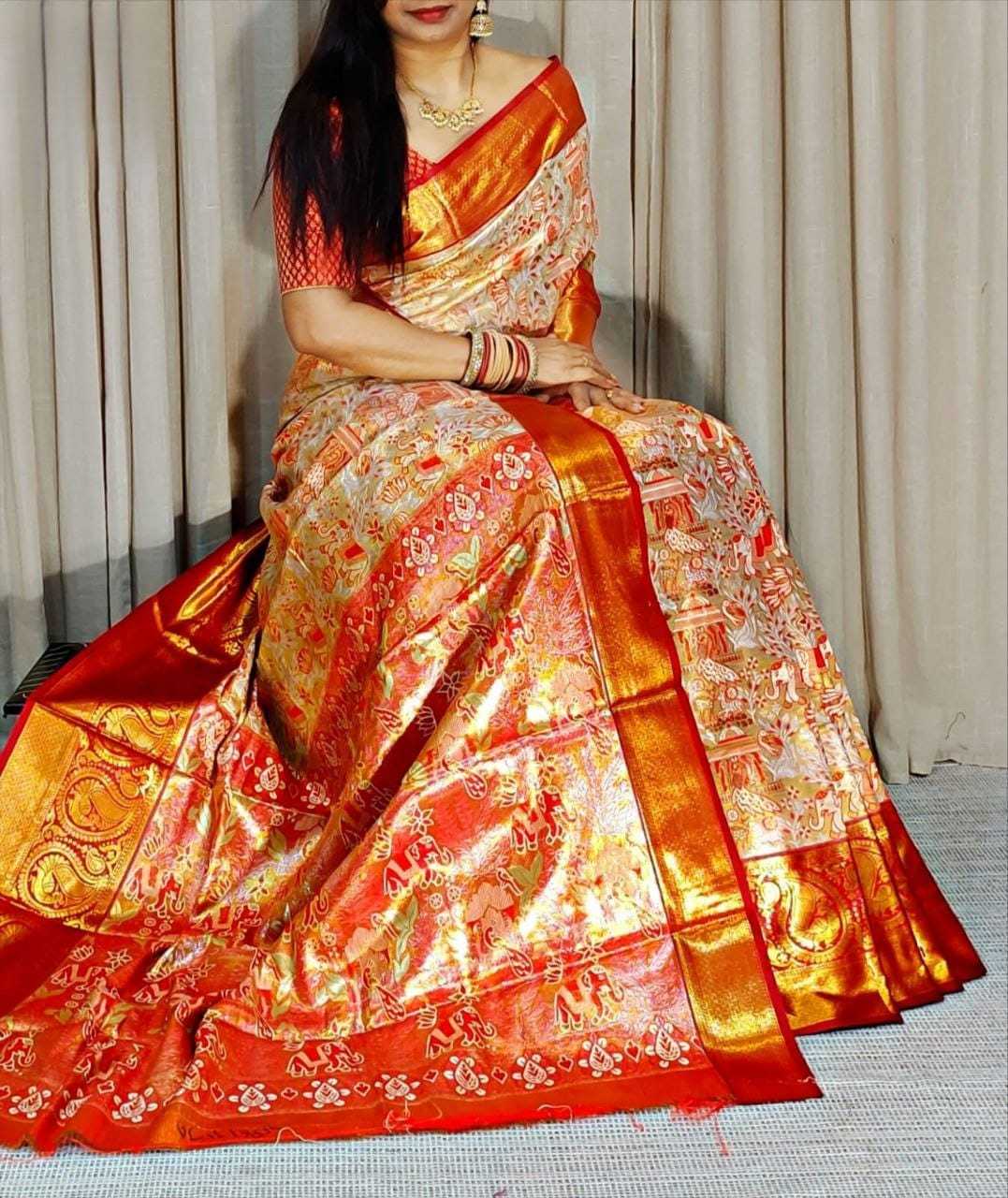 Kanjivaram Silk Designer Saree