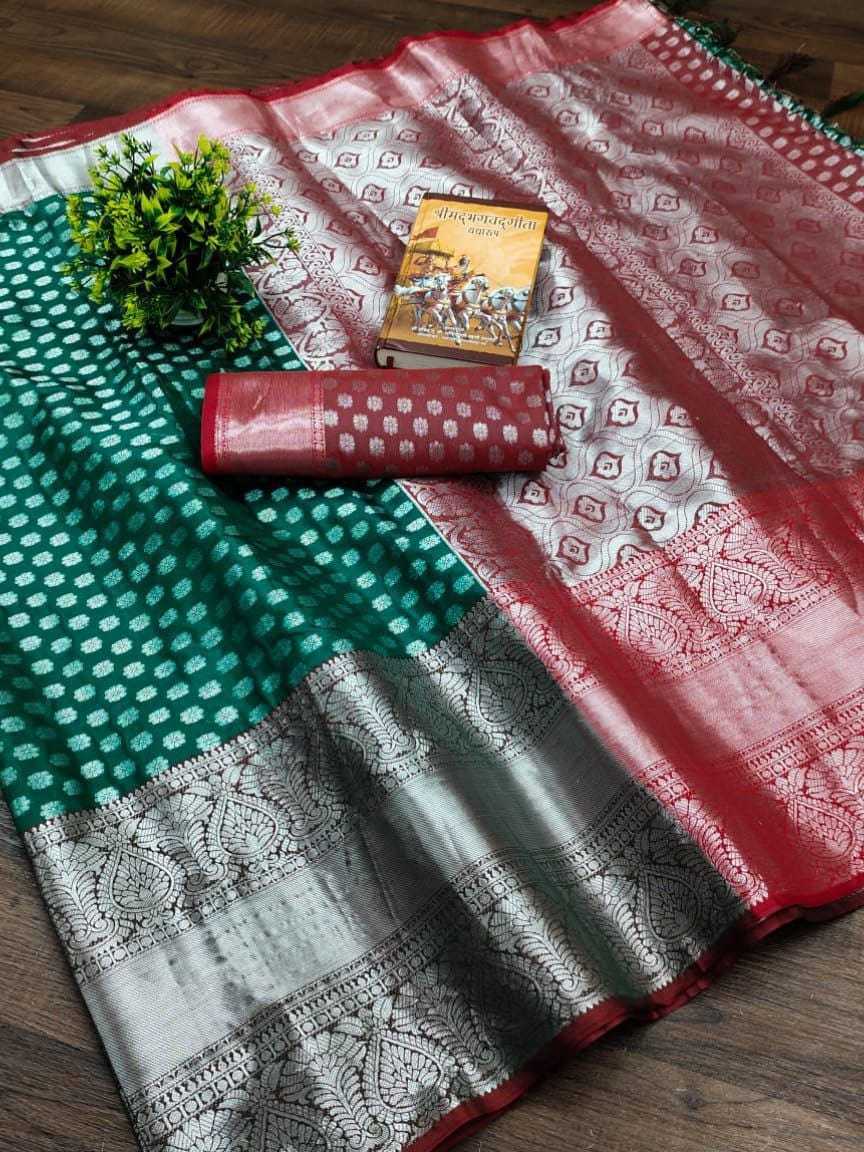 Silk Designer Saree in Red