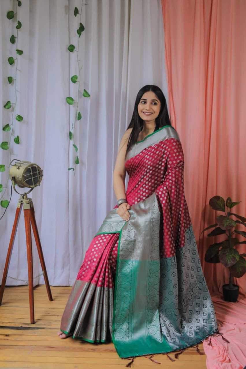 Silk Designer Saree in Red