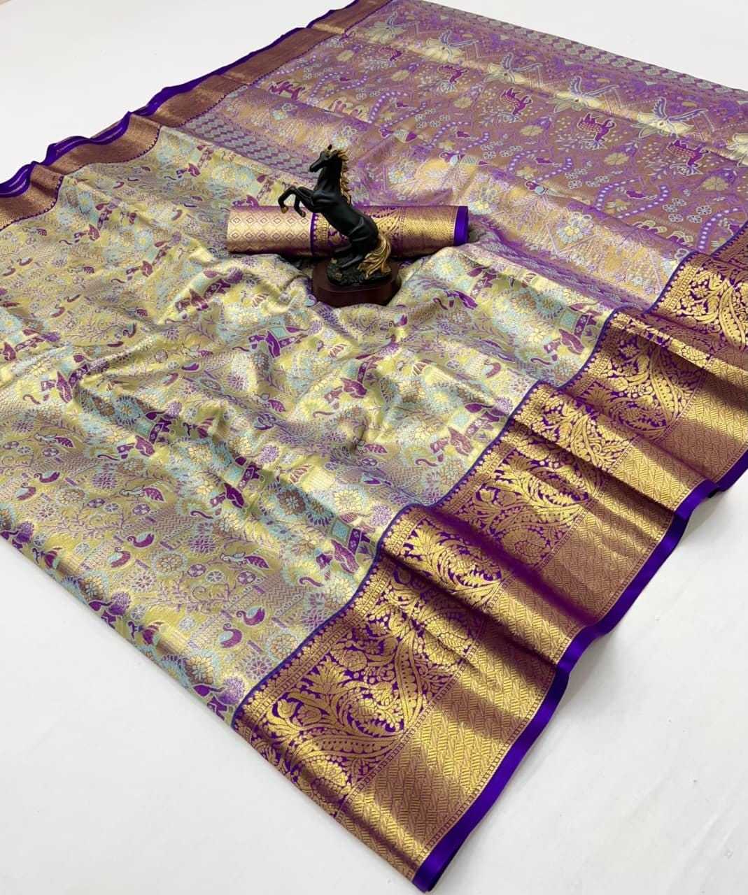 Sketch Silk Designer Saree