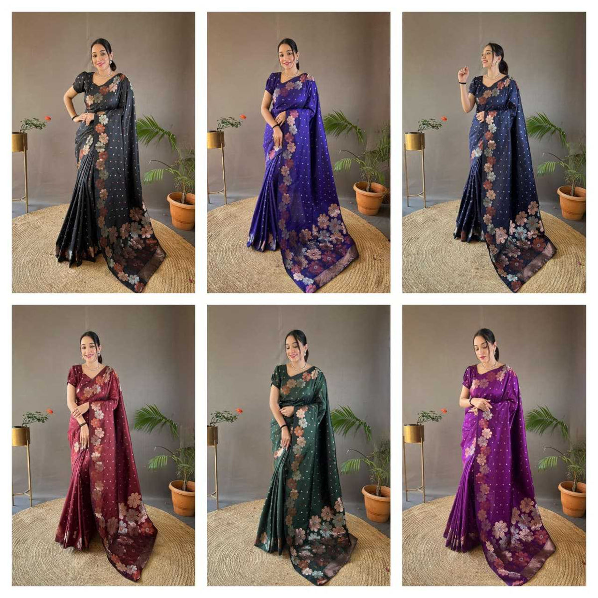Suhani Soft Silk Zari Border Saree