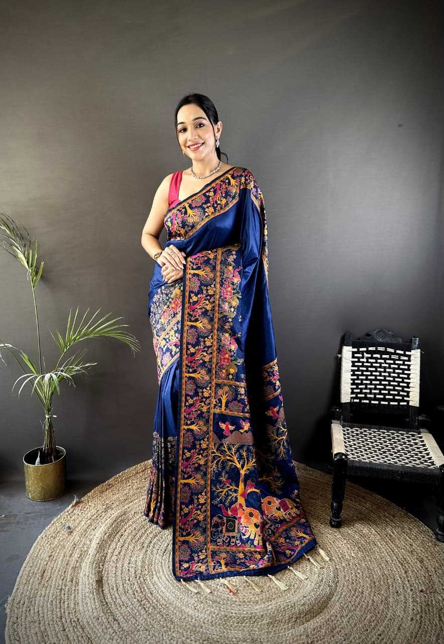 Tassels Pashmina Designer Saree