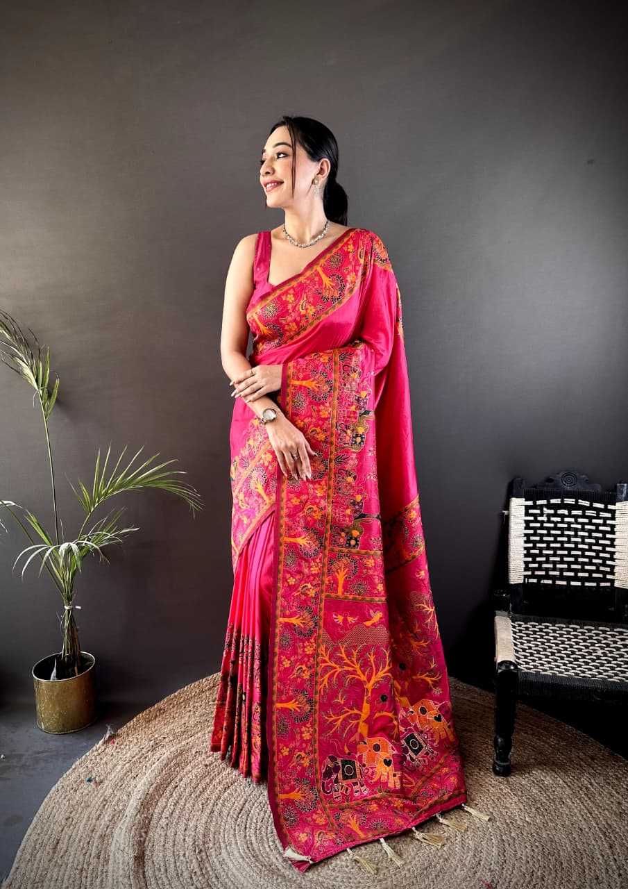 Tassels Pashmina Designer Saree