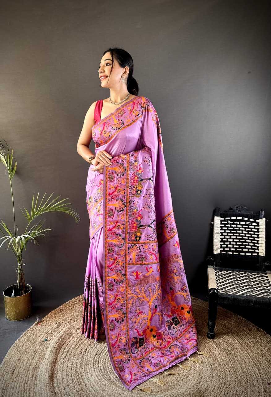 Tassels Pashmina Designer Saree
