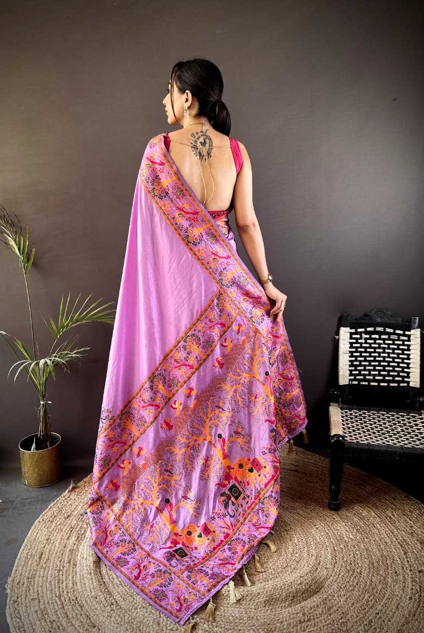 Tassels Pashmina Designer Saree