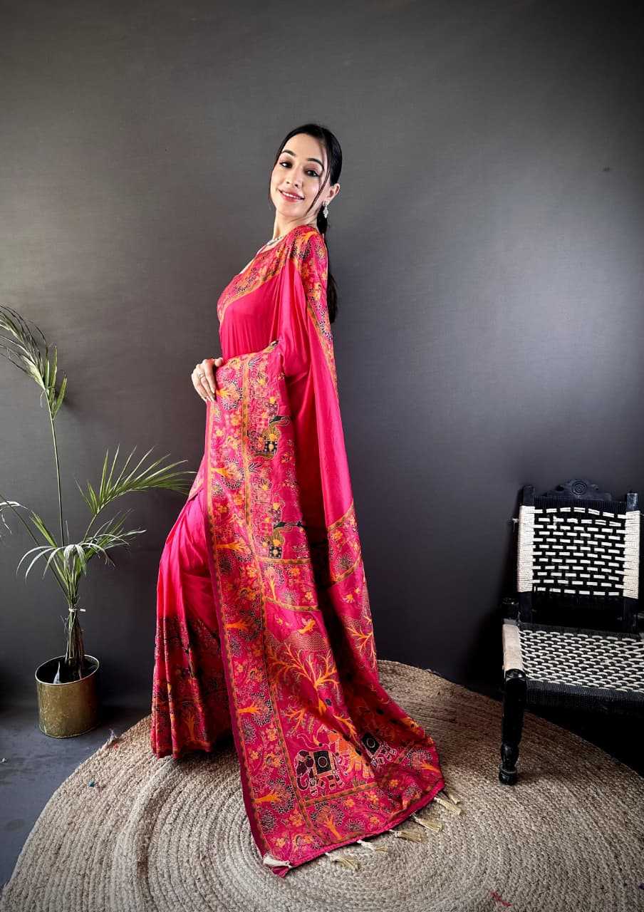 Tassels Pashmina Designer Saree