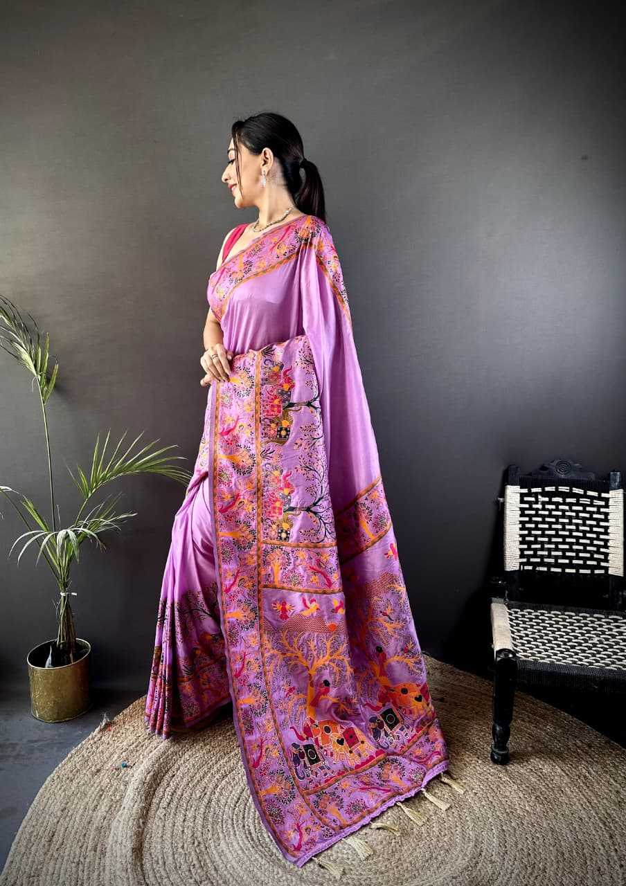 Tassels Pashmina Designer Saree