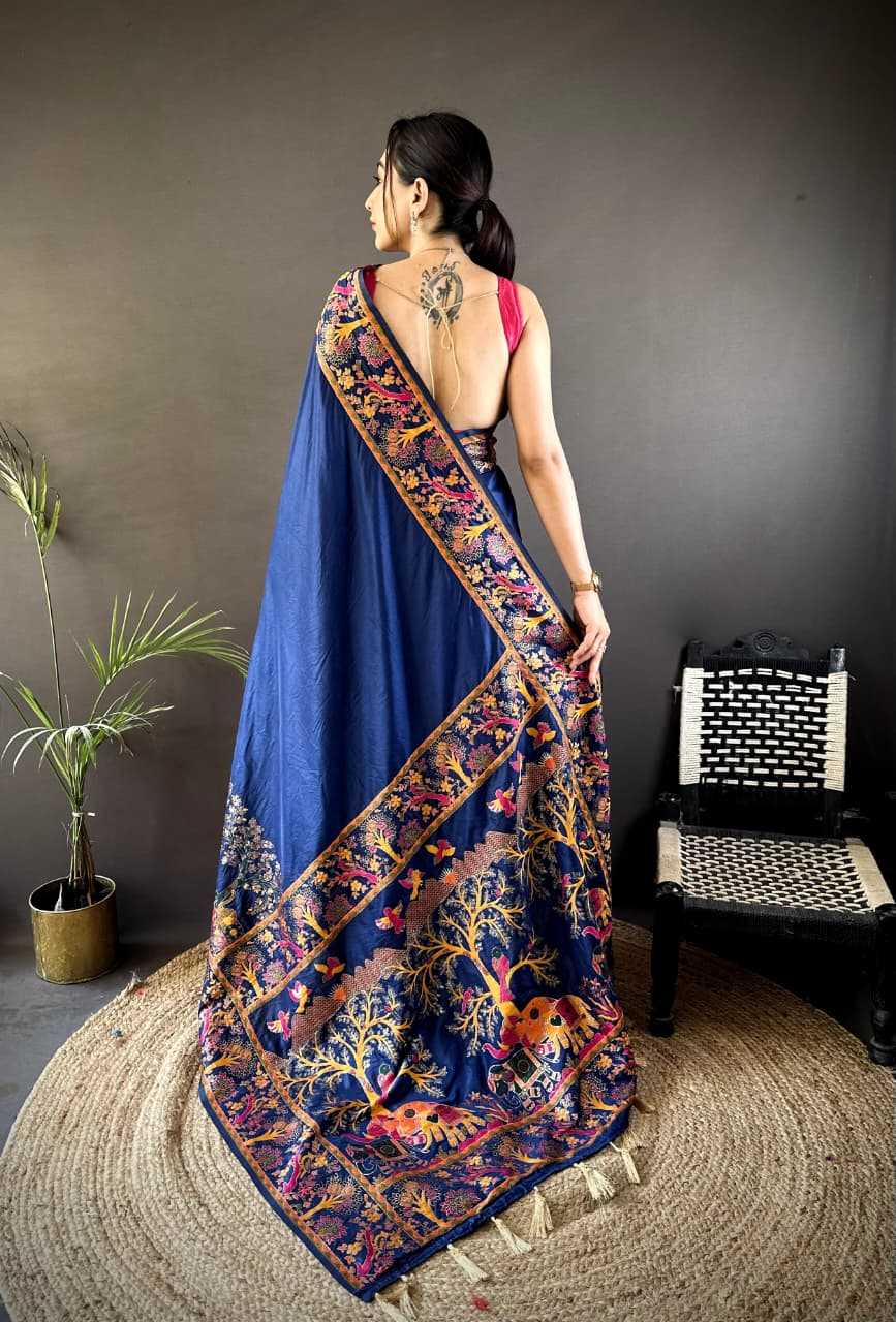 Tassels Pashmina Designer Saree