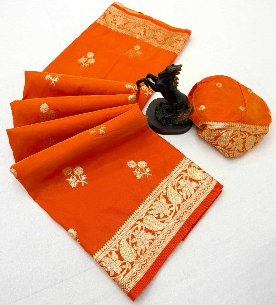 Theja Banarasi Soft Silk Designer Saree in Red